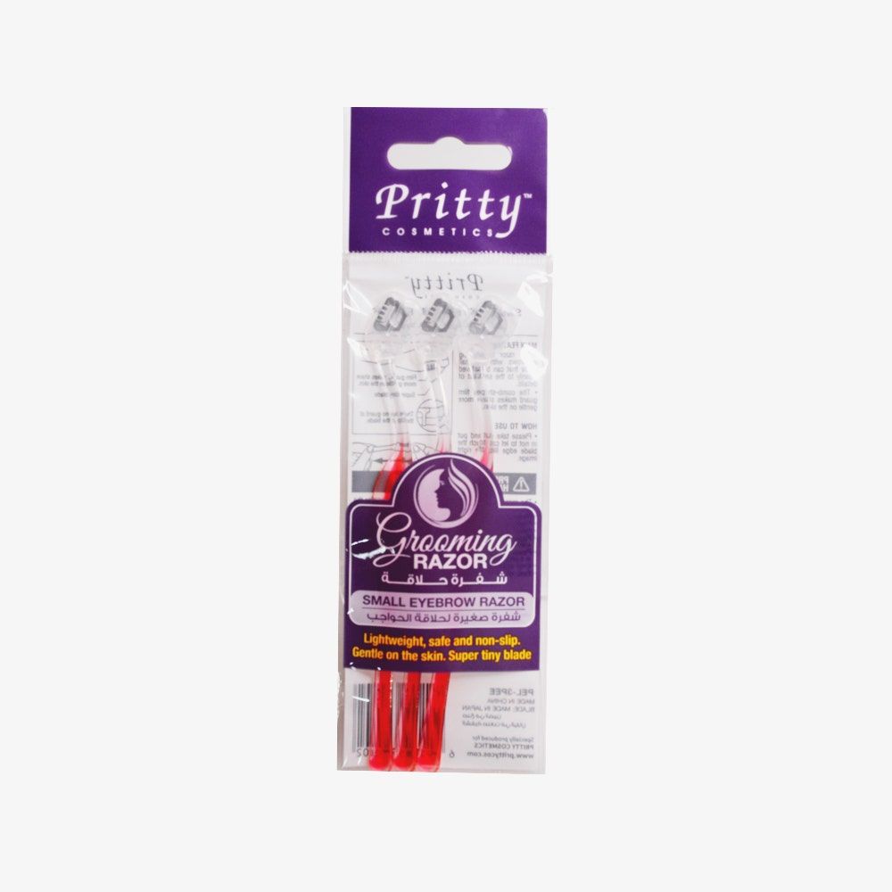Pritty Precise Trimmer Of Eyebrows And Facial Hair, 3pcs