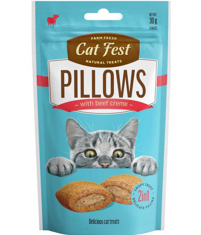Cat Fest Pillows With Cream - 30g