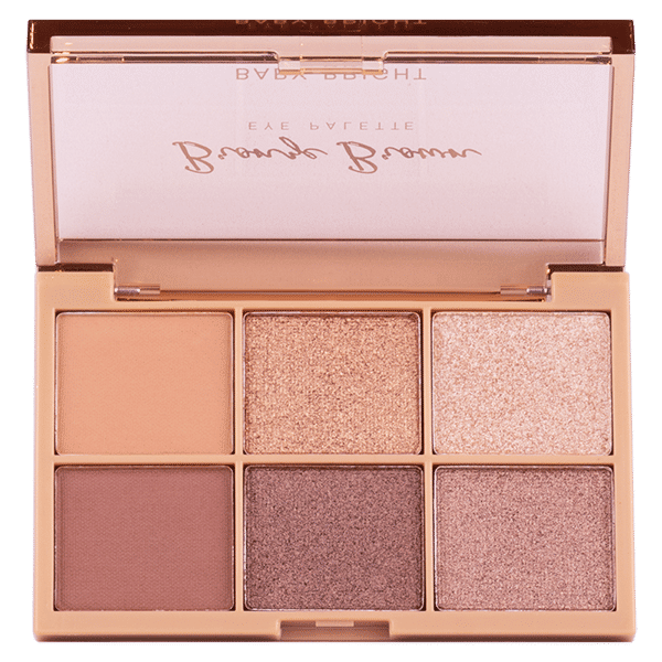 BRONZE BROWN EYE PALETTE 0.7G X 6COLORS BABY BRIGHT (M)