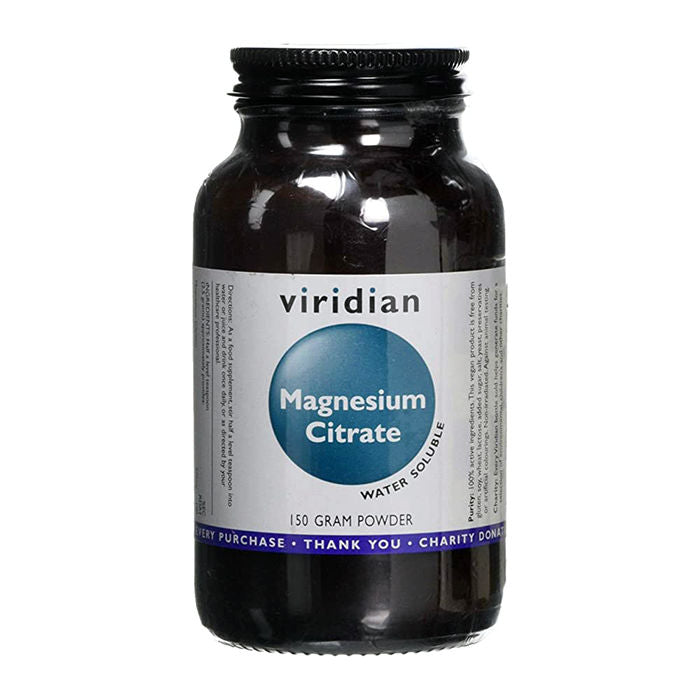 Viridian Magnesium Citrate Powder 150g