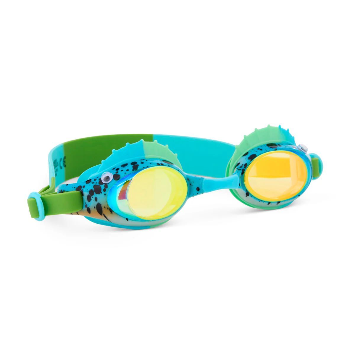 Bling2O Bass Fish Finley Swim Goggles Betta Blue/Green, 3+ years