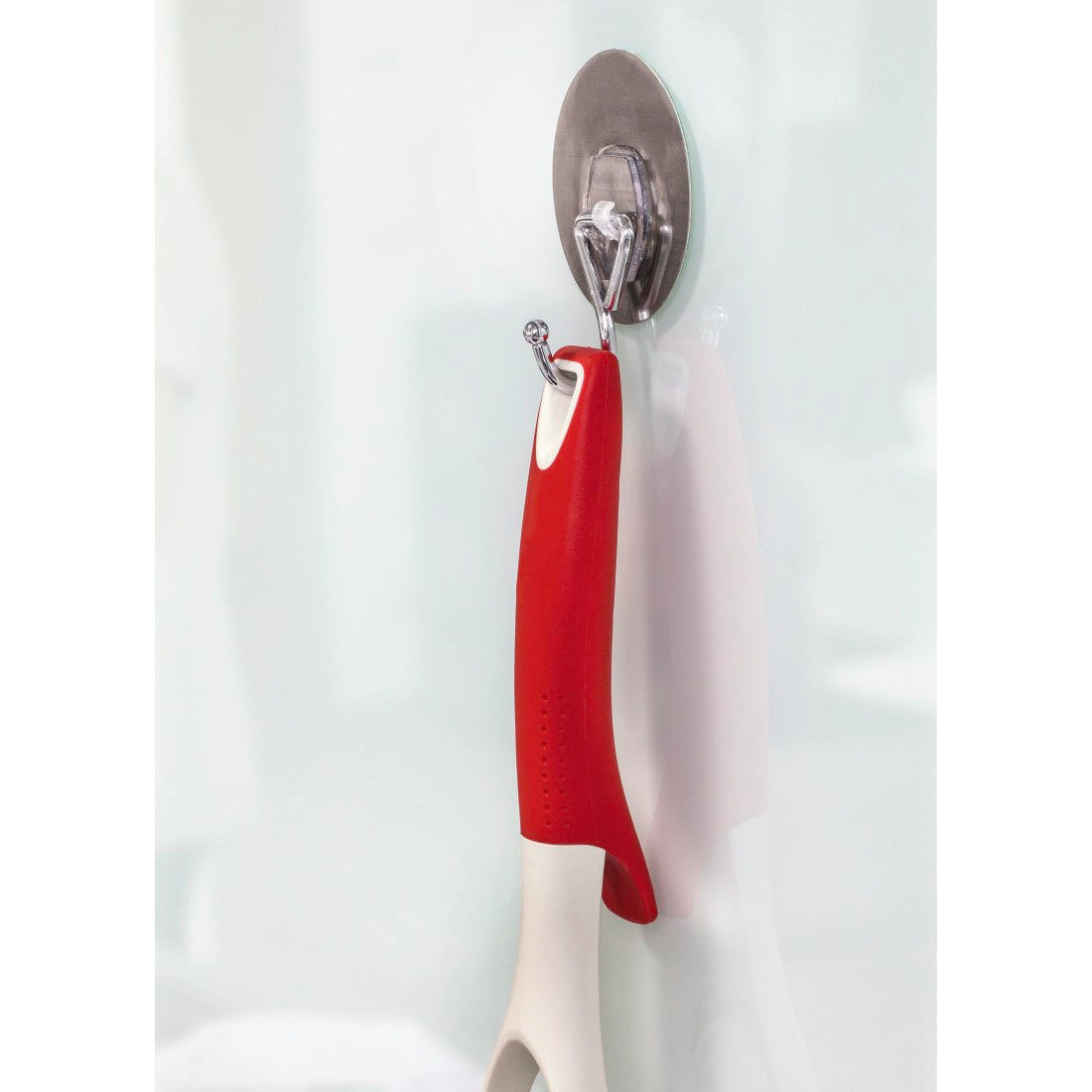 XAVAX 111567 Ladle, made of nylon, 30 cm, red/white