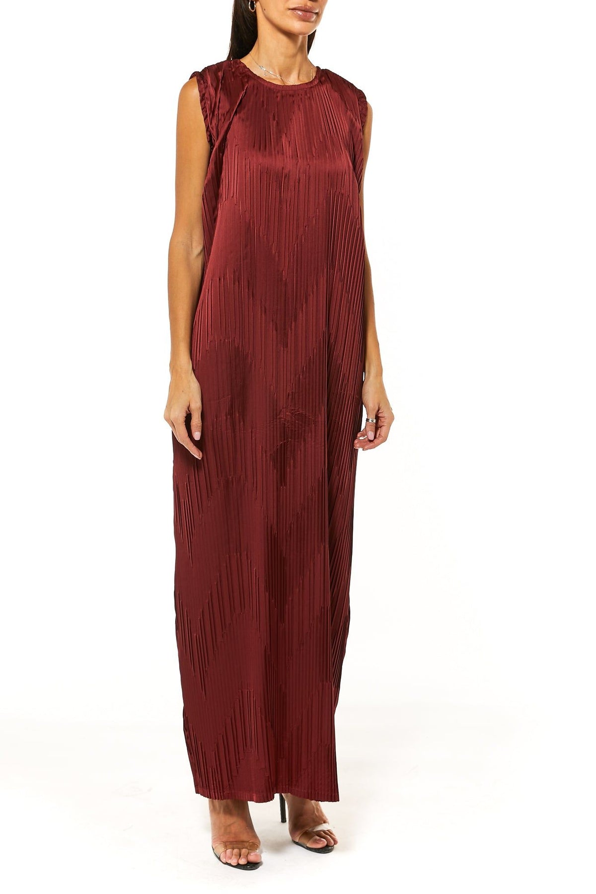 MOiSTREET Maroon Under Dress