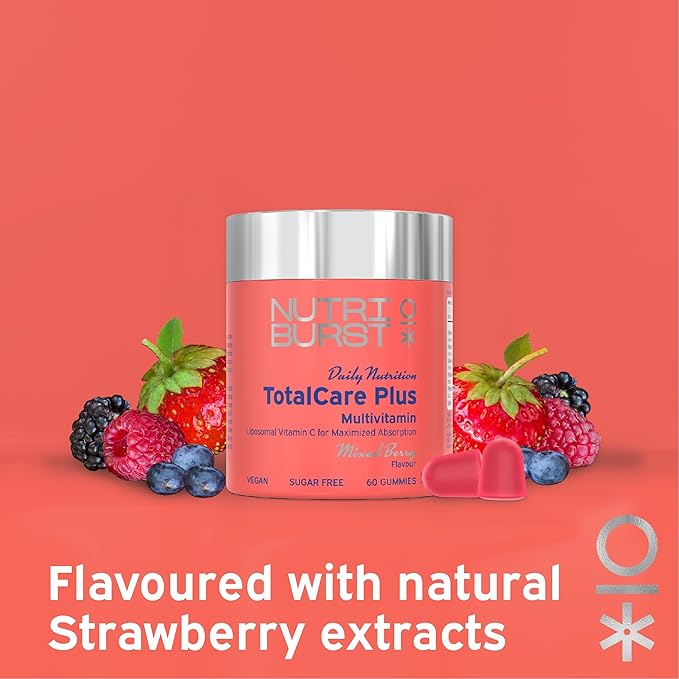 Nutriburst Total Care Plus Mixed Berry 60 Gummies