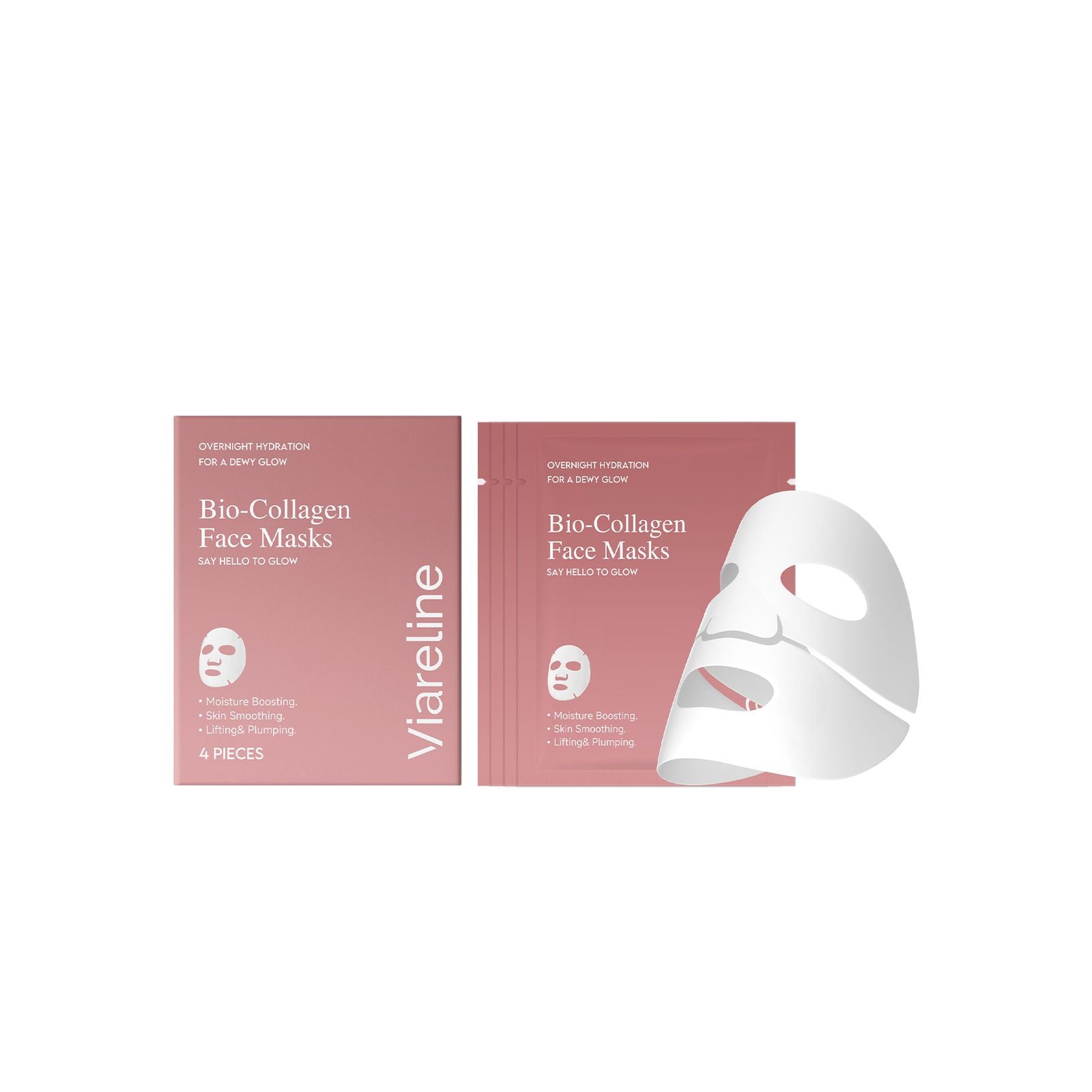 Collagen Hydrating Sheet Face Mask 4pcs