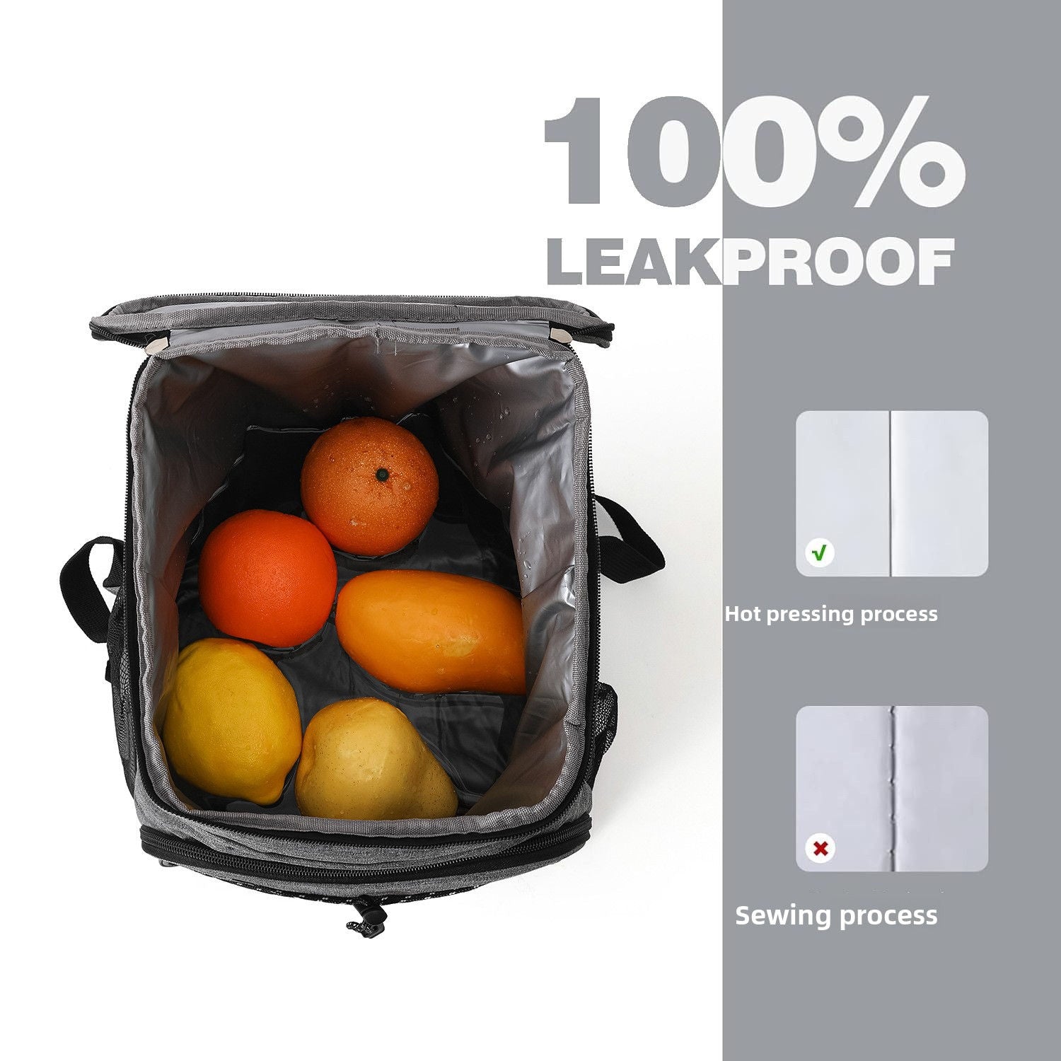 Insulated Cooler Backpack Large Capacity Thermal Picnic Backpack for Camping Hiking and Travel