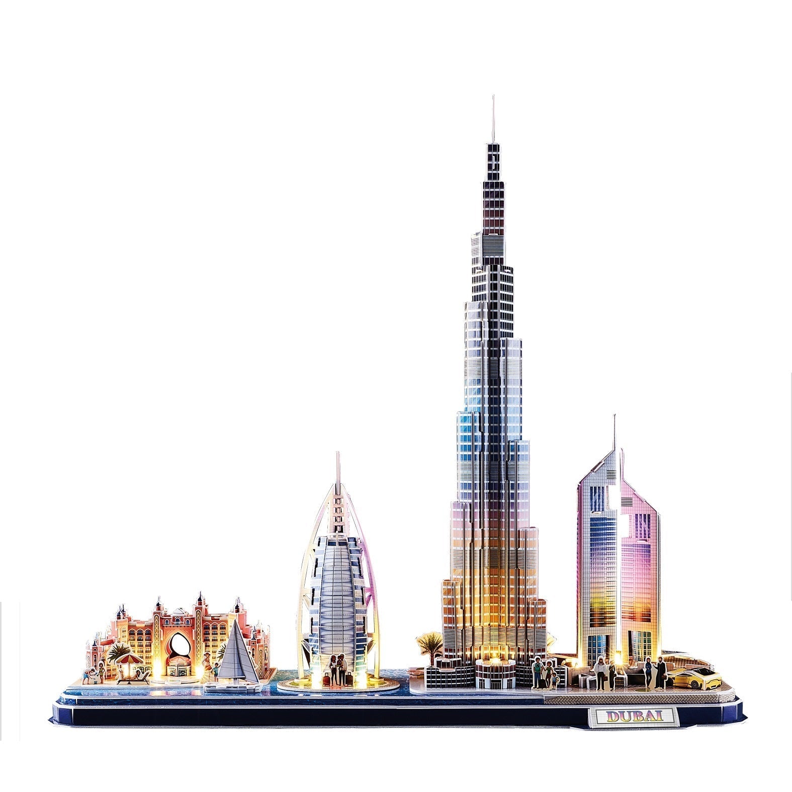 3D PUZZLE DUBAI CITY LINE 182PCS B/O