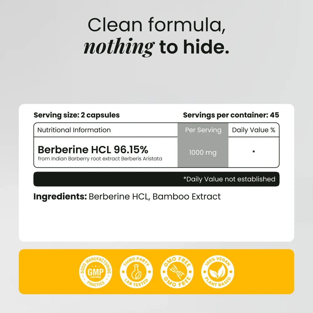 Valeo Berberine+ 1000mg 90s