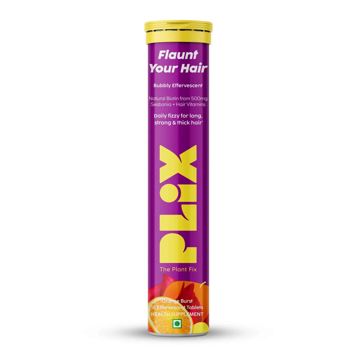 Valeo Marine Collagen + FREE Plix Flaunt Your Hair Orange Burst 15 Effervescent Tablets Combo