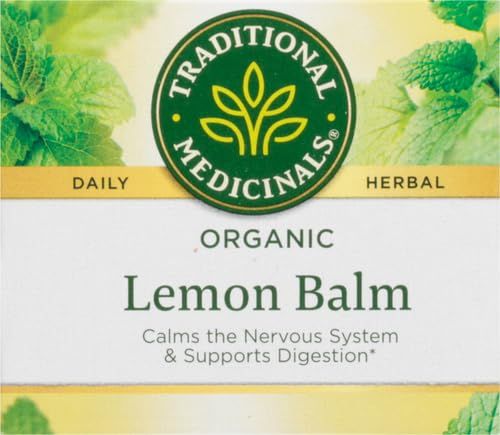 Traditional Medicinal Lemon Balm, 16 Teabags