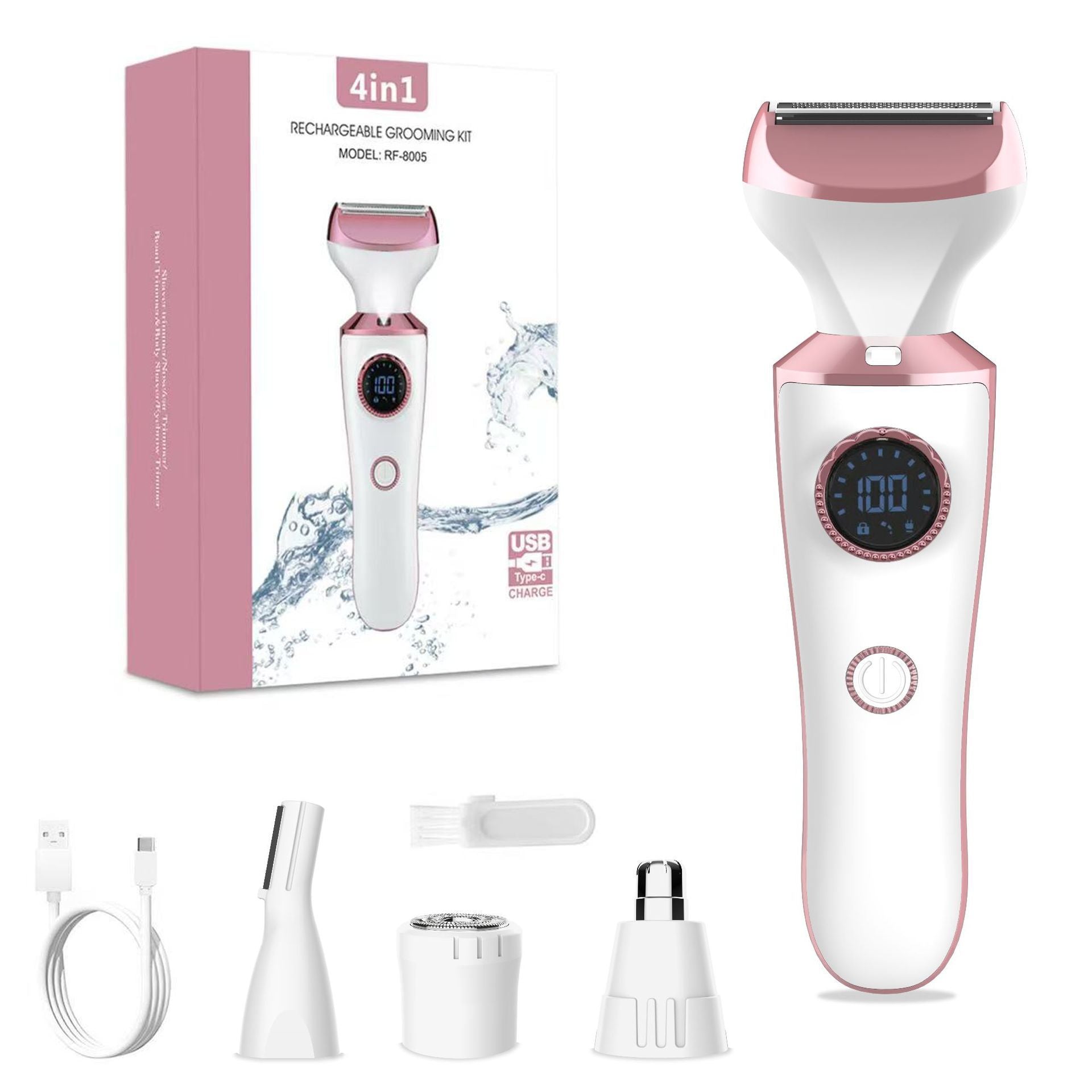 5-in-1 Women's Waterproof Electric Shaver
