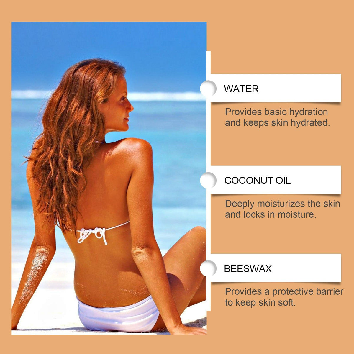Black Care Moisturizing Gel, Summer Tan & Sunburn Relief, Deep Nourishment ,20g