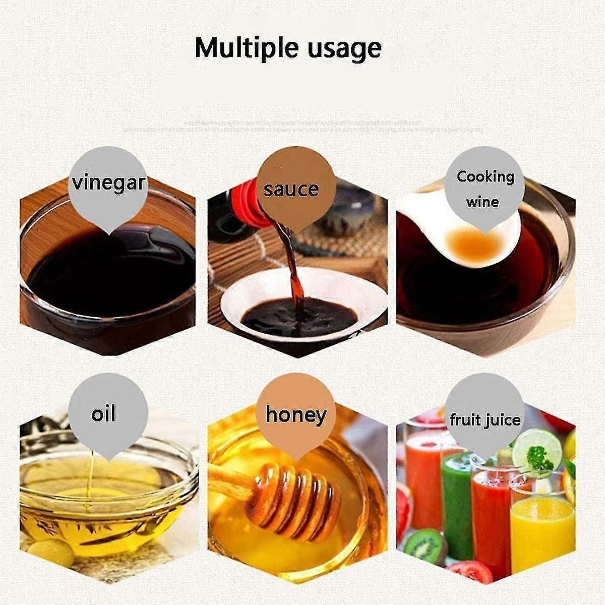 Olive Oil And Vinegar Dispenser 2 In 1 Kitchen Glass Bottle Oil And Vinegar Bottle With Cork Stopper zxin