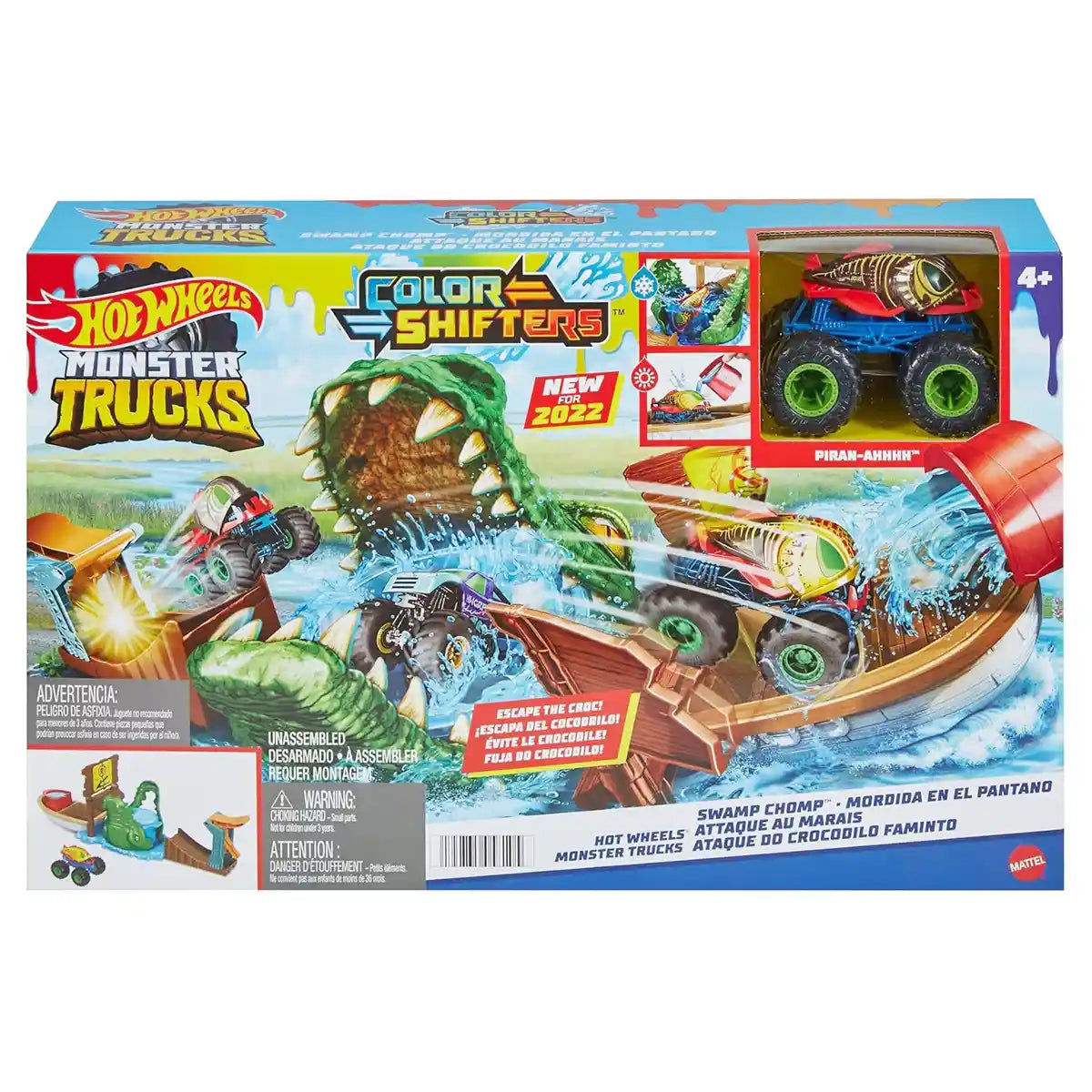 HW MT Monster Truck Color Shifters Playset