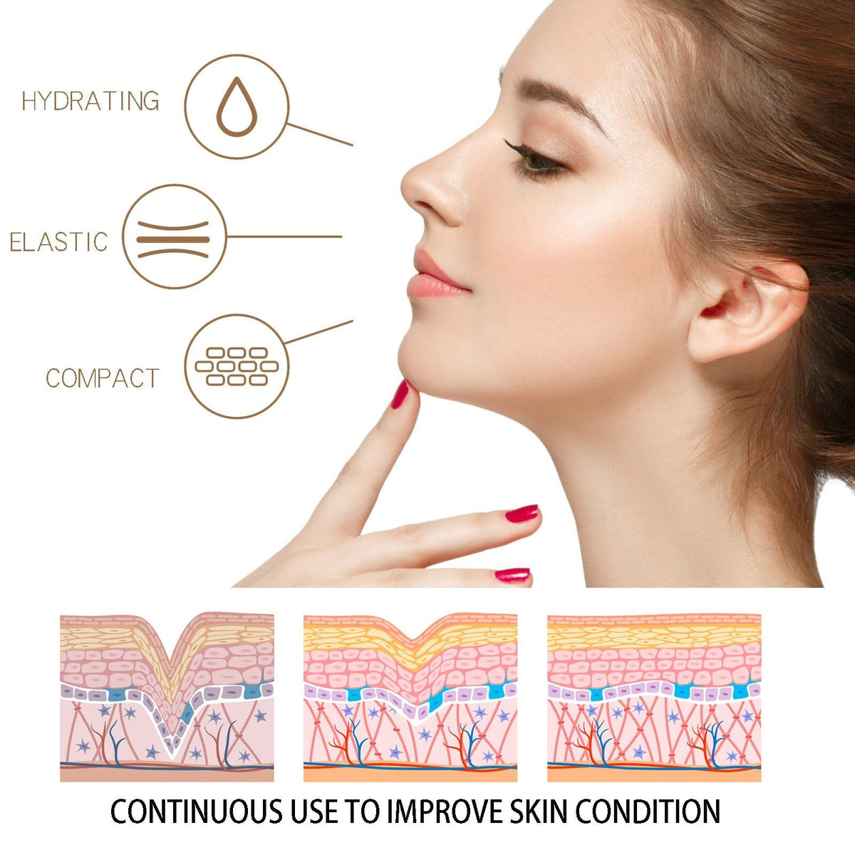Revitalize Your Skin with Moistening and Firming Anti-Aging Cream, Reduce Fine Lines, Brighten, Hydrate, and Smooth Wrinkles ,50ml
