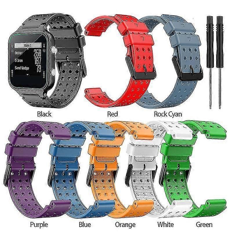 For Garmin Approach S20 Watch Silicone Wristband Band Strap +tool Kr zxin