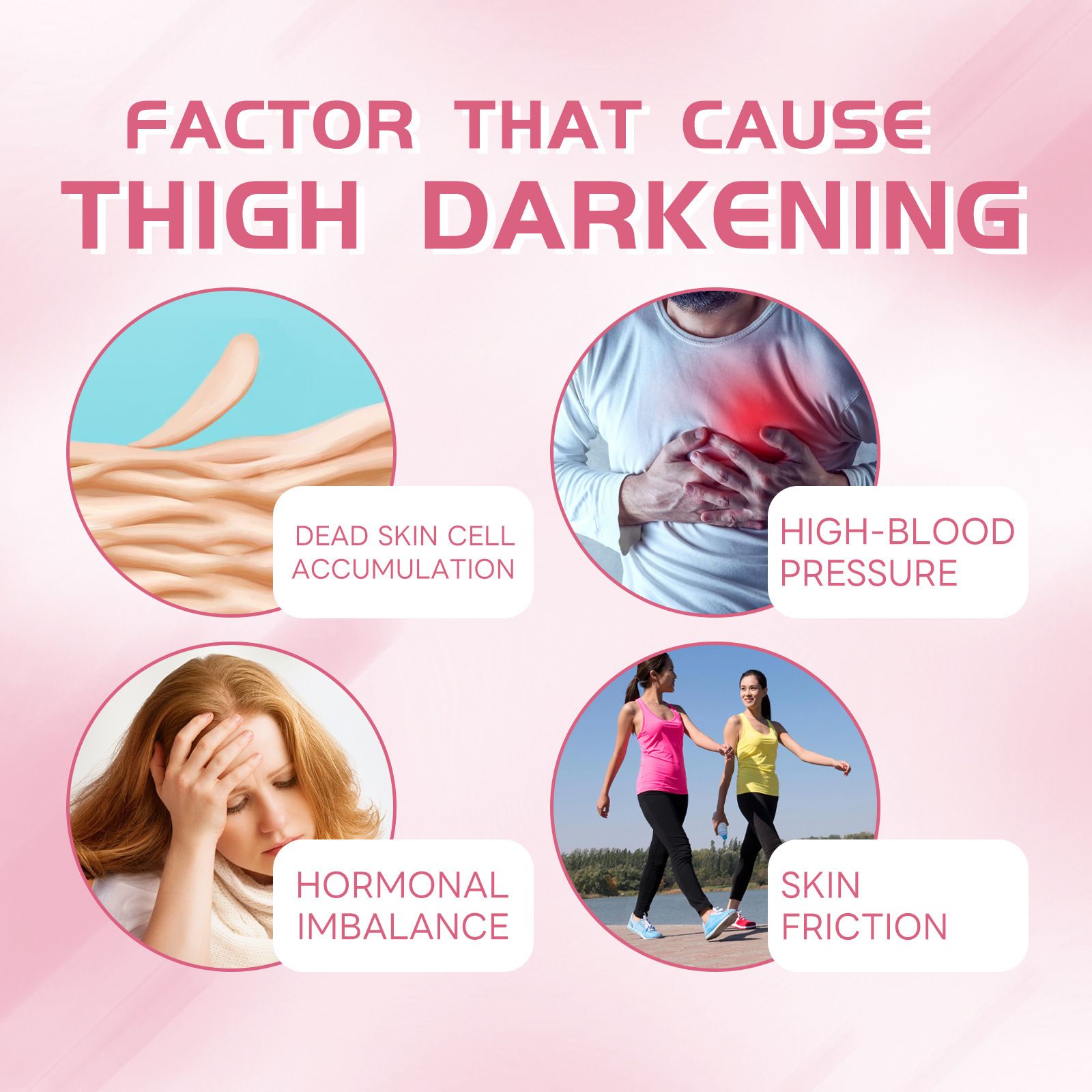 Moisturizing Body Cream for Inner Thighs Underarms 100g
