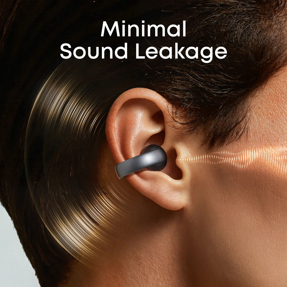 Anker Soundcore AeroClip Open-Ear Clip-On Earbuds, AI Calls, IP55, 32H Playtime