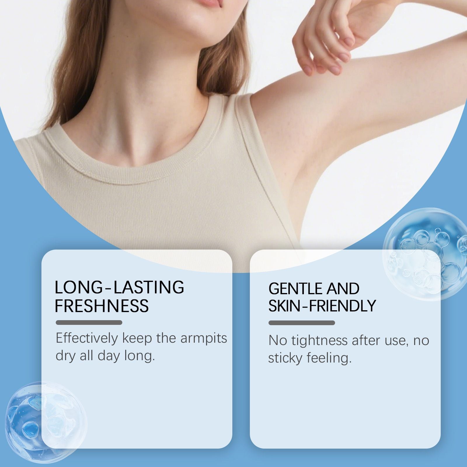 50ml Underarm Roll On Deodorant with Fresh and Long Lasting