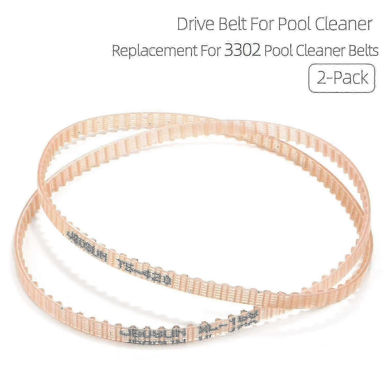 2 Pack Pool Cleaner Drive Belts Replacement Set for Aquabot