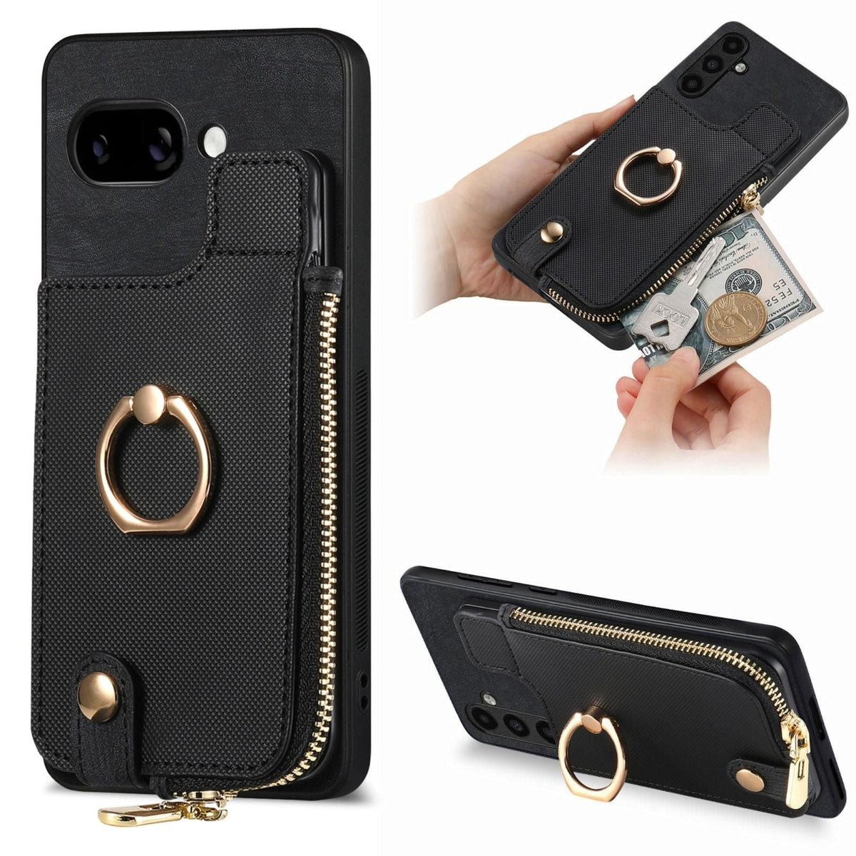 Cross Wallet Phone Case For Google Pixel 9a