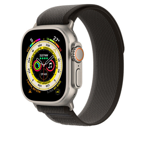 Ultra GPS + Cellular, 49mm Titanium Case with Trail Loop - M/L