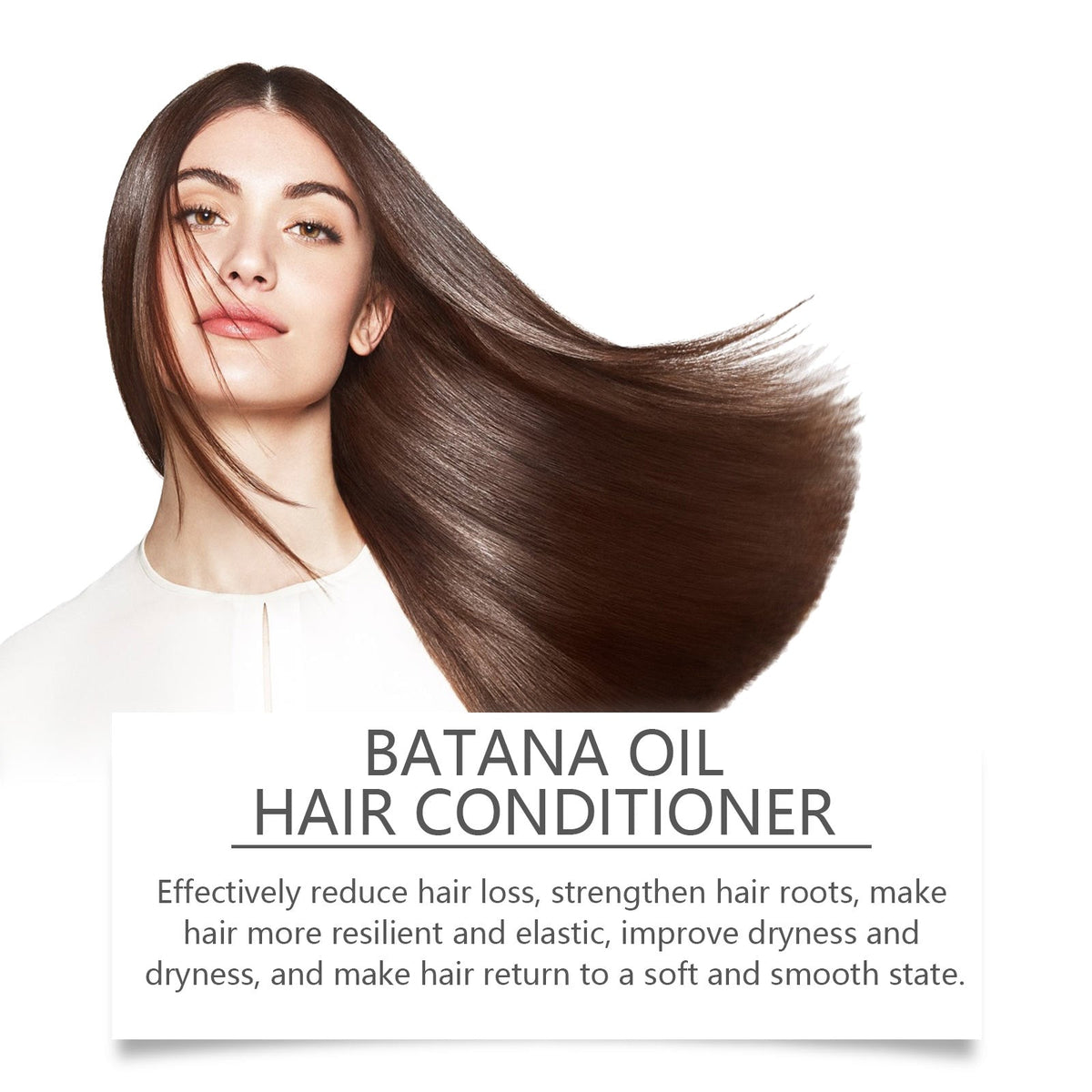 Batana Oil Conditioner, Strong and Full Hair, Nourishing Frizz Control, Volumizing Hair Care ,100ml