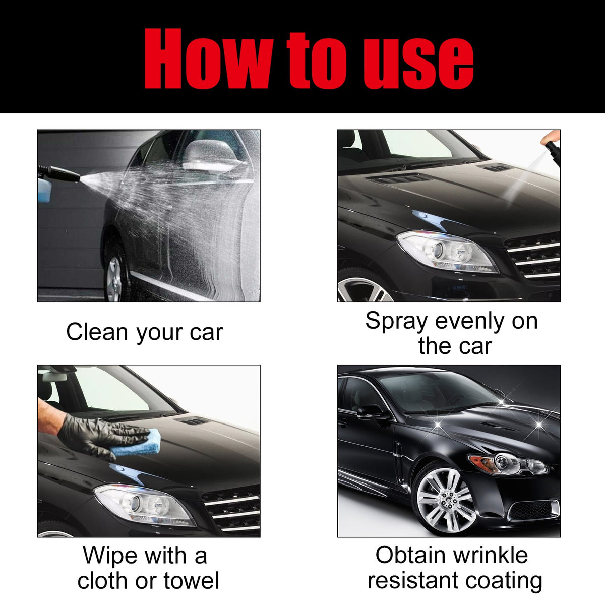 Automotive Nano Spray, Car Wax Coating, Long-Lasting Shine, Easy Application, Protect & Shine ,30ml