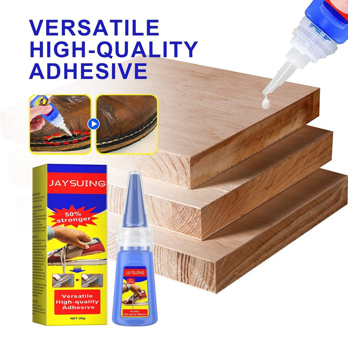 401 Glue, Multifunctional Waterproof Adhesive for Leather, Glass, Tile, and Household Repairs ,20g