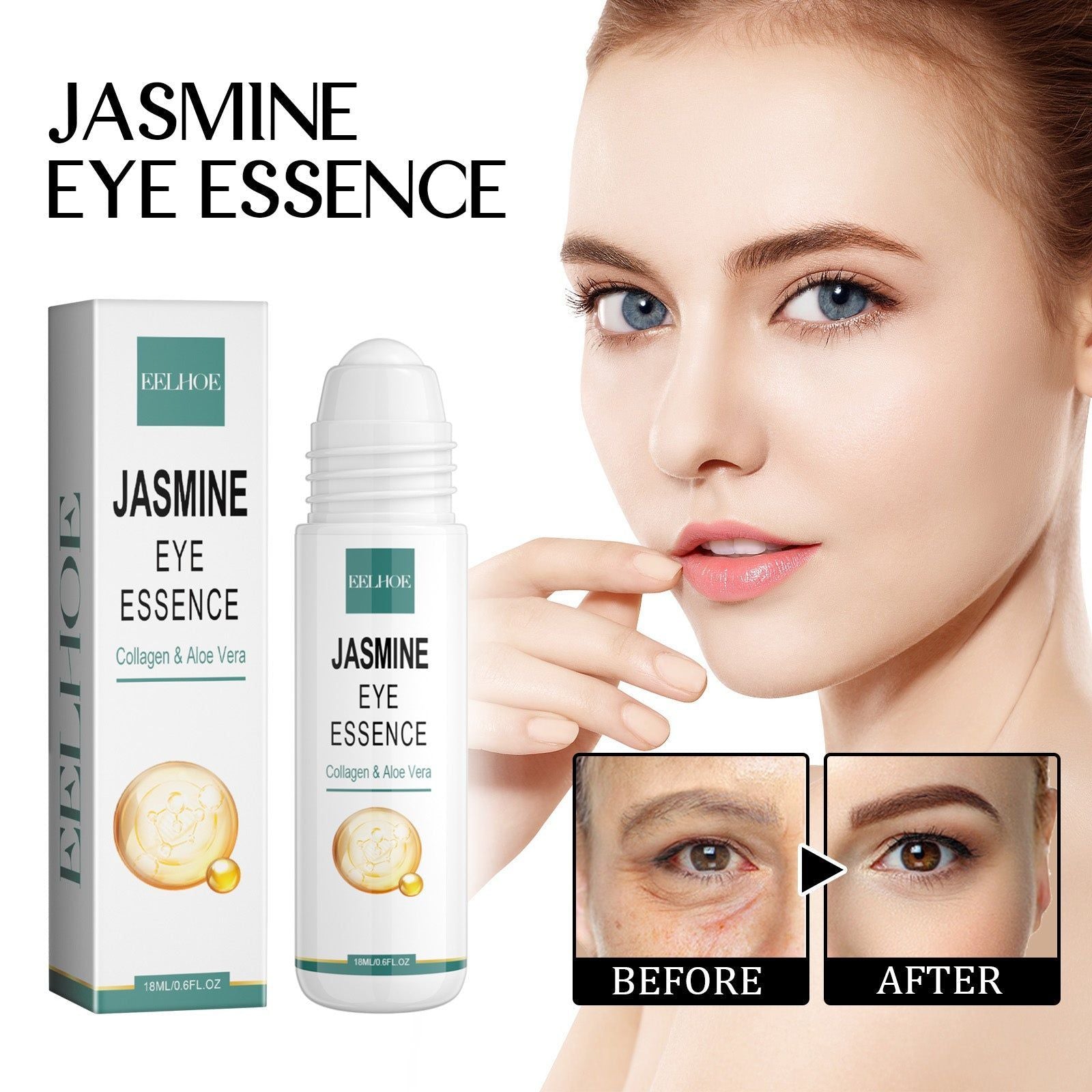 Revitalize Your Eyes with Anti-Aging Serum, Reduces Dark Circles, Wrinkles, Puffiness ,18ml