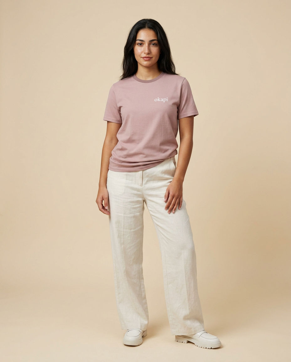 Okapi Pink Striped Legacy T-Shirt