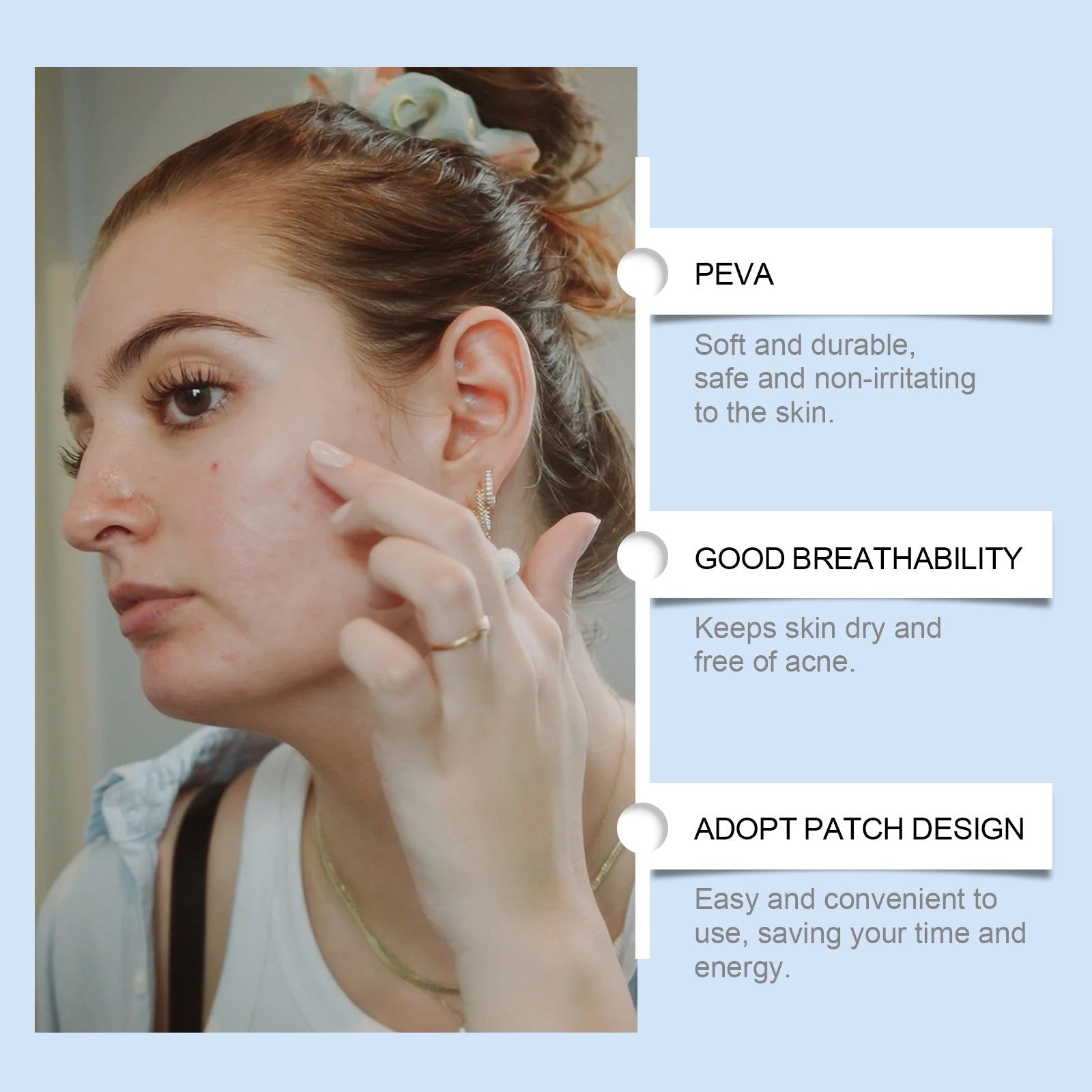 Moon Acne Patch for Skin Repair, Clear Pimples Fast, Breathable & Invisible ,15 patches