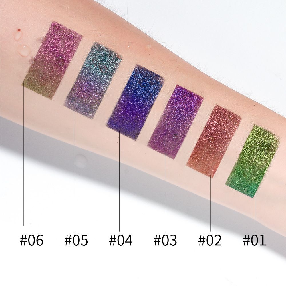 Colorful Pearlescent Eyeshadow Stick Gradient Sequins Metallic Shiny Eyeshadow