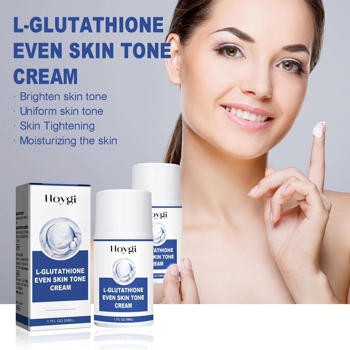 Hydrating Anti-Aging Glutathione Cream for Brightening and Youthful Skin ,50ml
