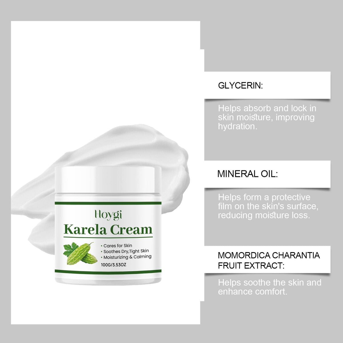 100g Bitter Melon Face Cream with Oil Balance and Care