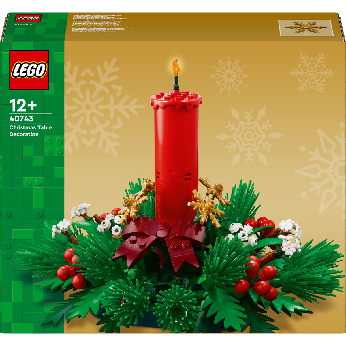 LEGO Christmas Table Decoration 40743 Building Set 433 Pieces, For Age 12+ Years