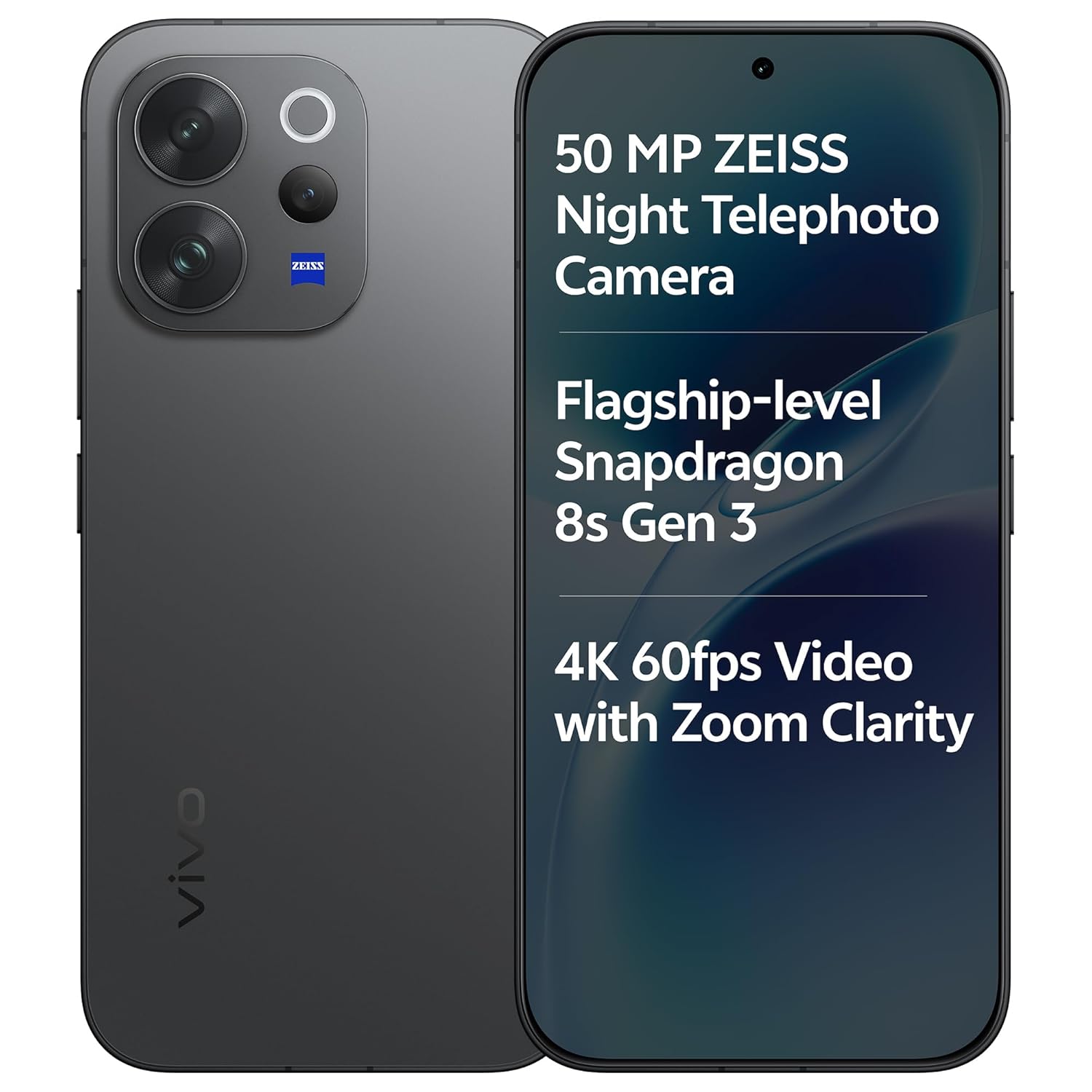 Vivo V70 5G Smartphone 12GB RAM, 6.59" AMOLED Display, ZEISS Triple Camera, 6500mAh Battery