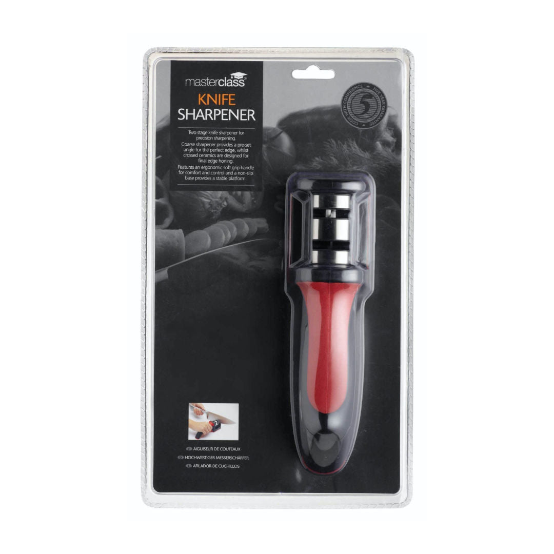 Kitchen Craft Master Class 2 in 1 Knife Sharpener Ceramic Honer MCSHARPDL