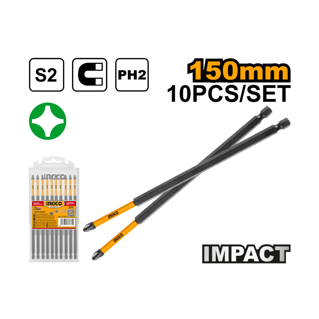 INGCO Impact Screwdriver Bits Set