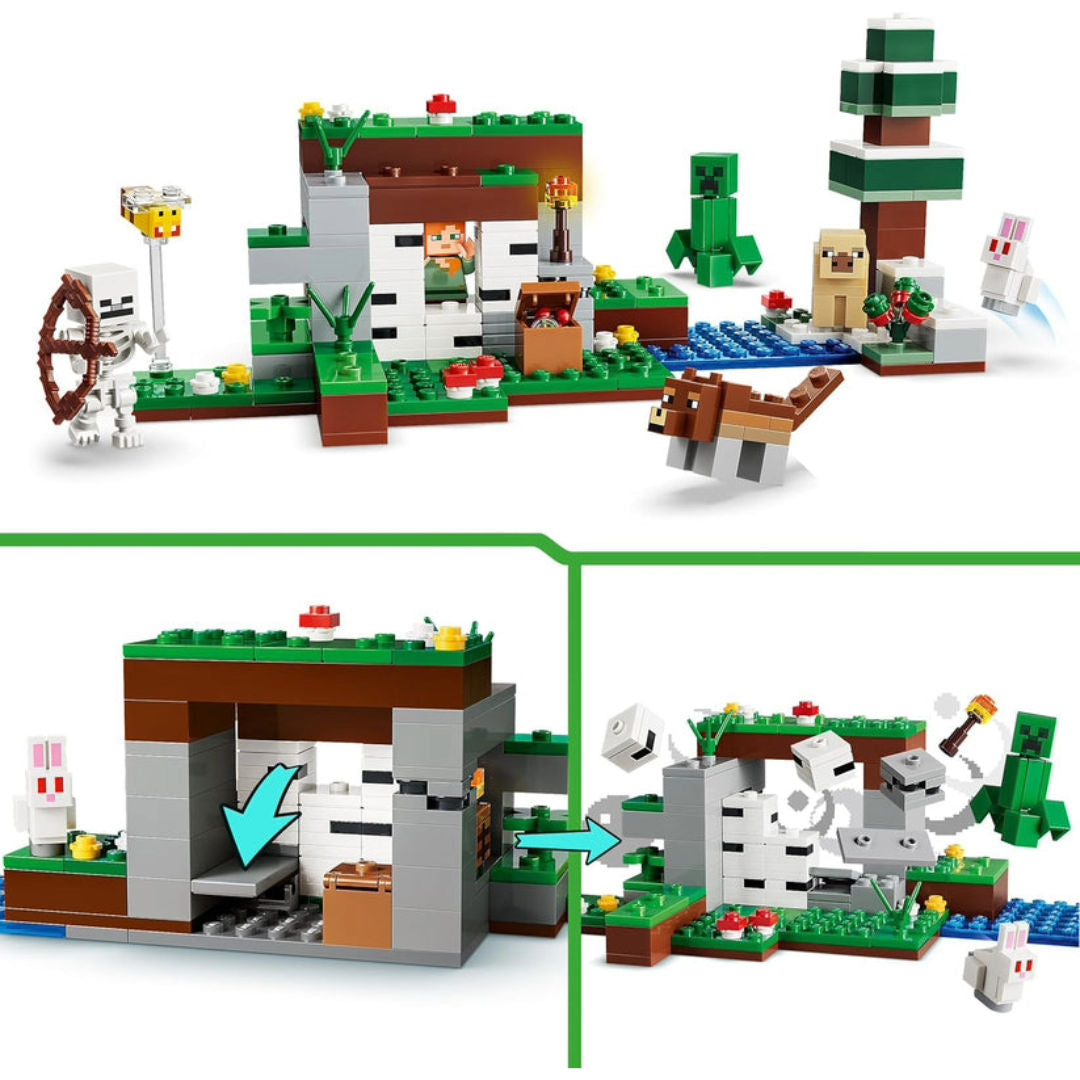 LEGO Minecraft The First Night Adventure Building Set, 301 Pieces, For Age 8+ Years