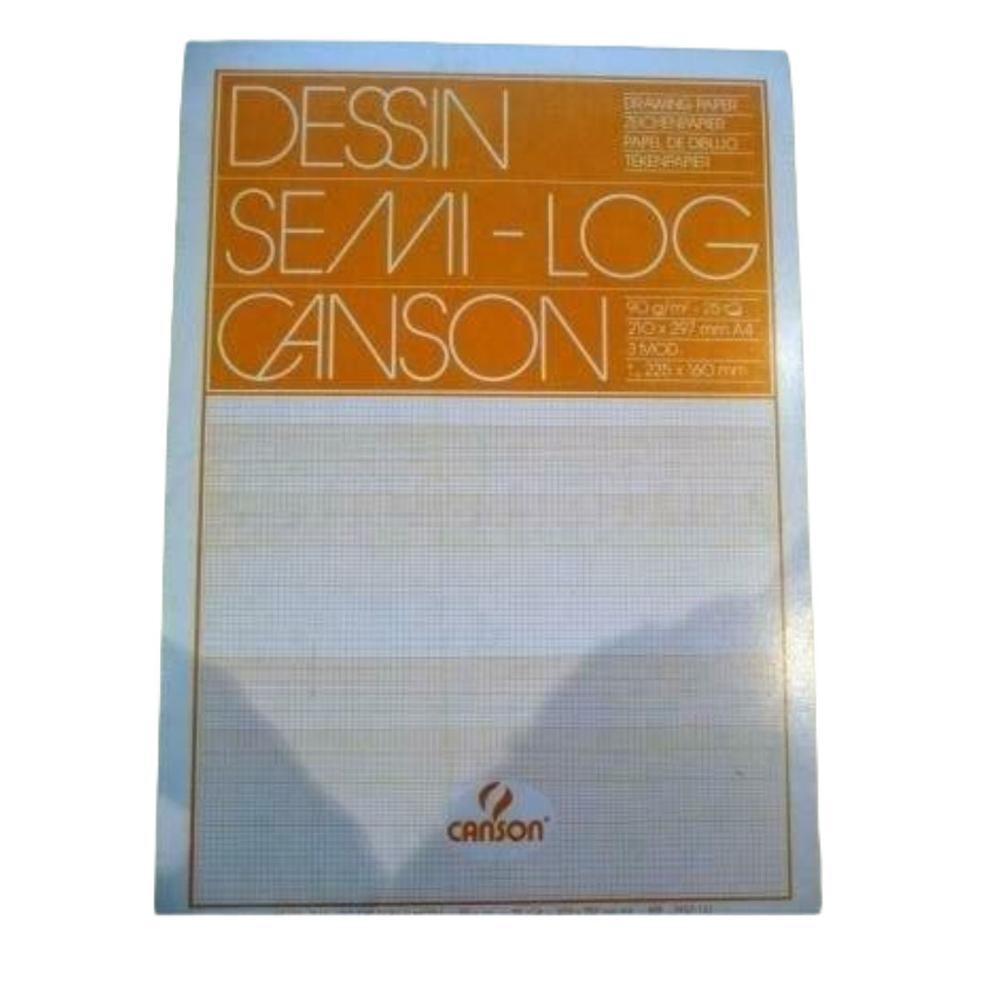 Canson A4, Semi Log Dessin Drawing Paper, 90 GSM, 2957