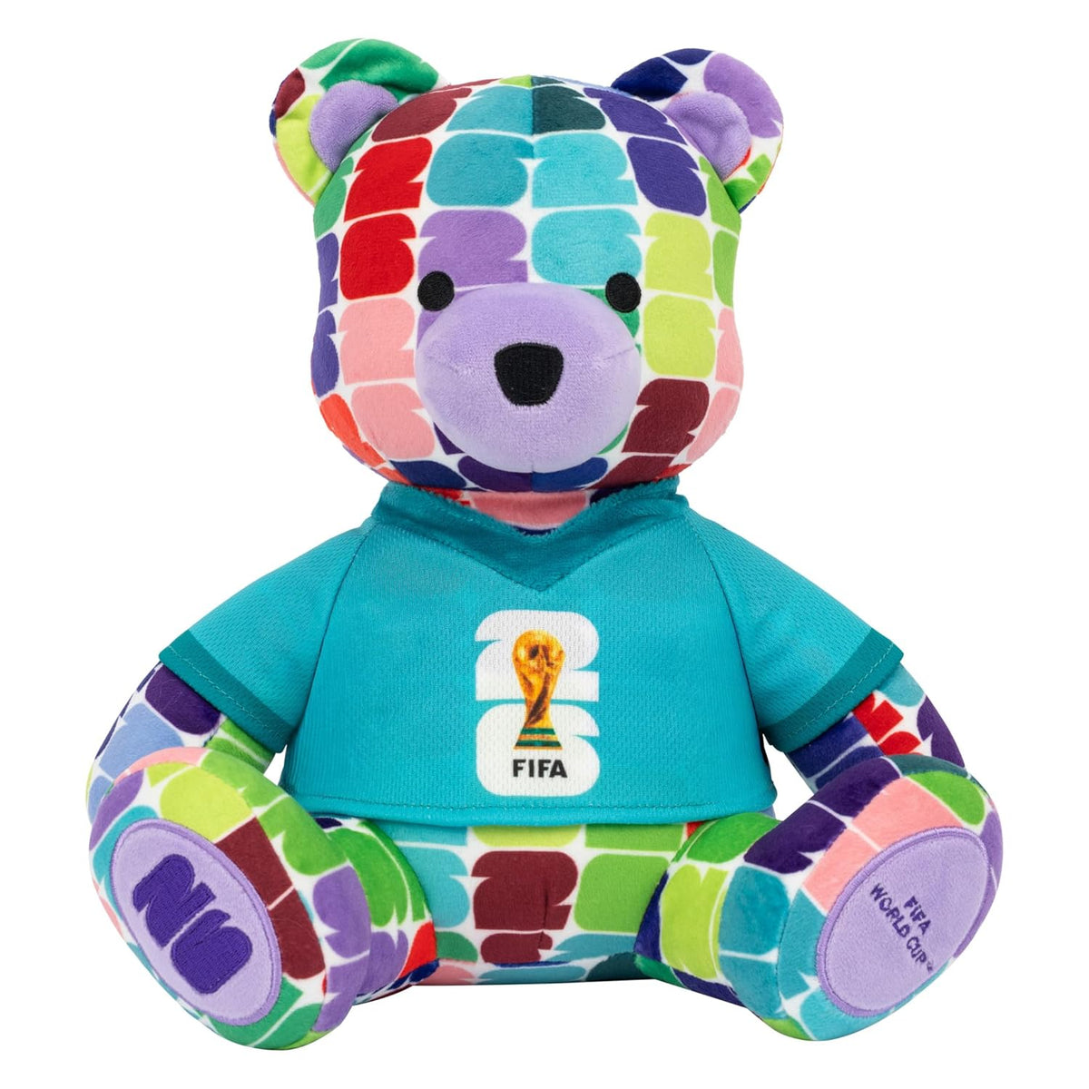 FIFA World Cup 2026 Soccer Bear Plush Toy, 25.4cm, Multicolor, For Age 3+ Years