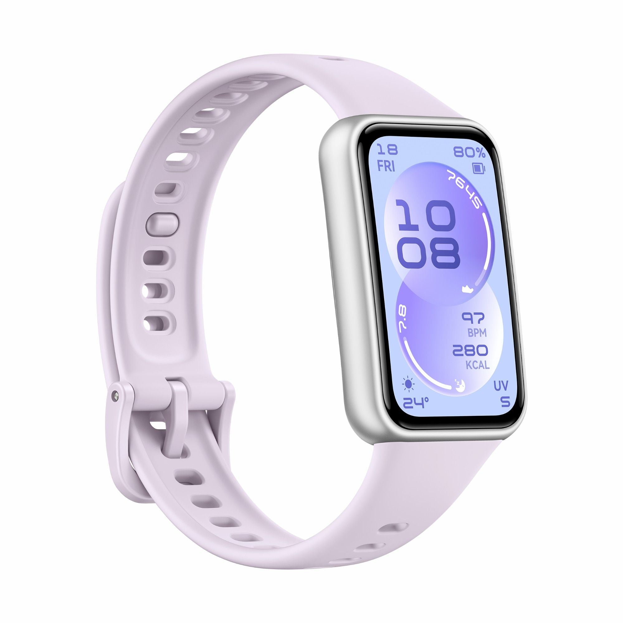 HUAWEI Band 11 Smart Fitness Band, Durable Polymer Case with Fluoroelastomer Strap