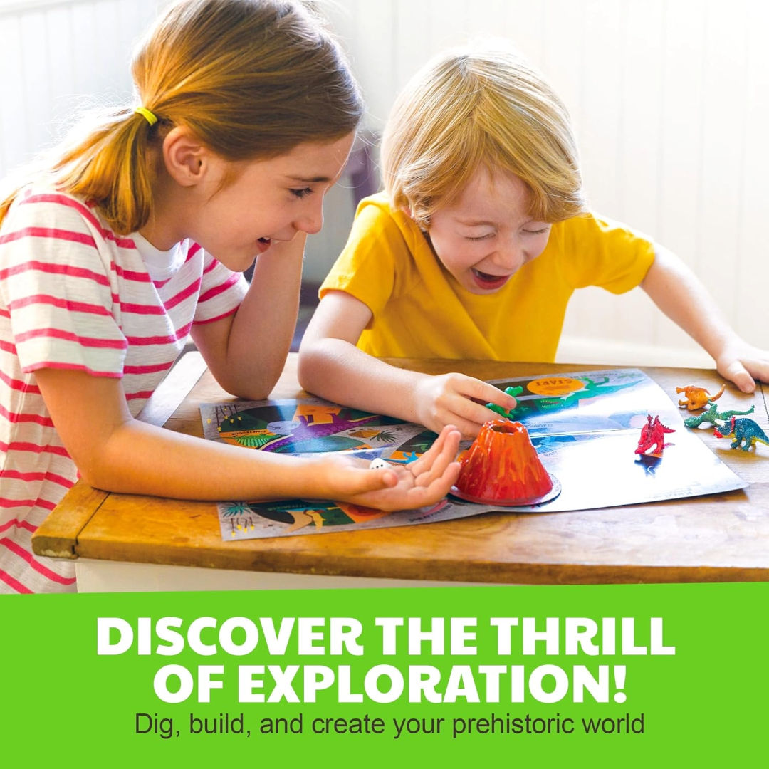 4M STEAM Powered Kids Dinosaur World Kit, 5+ Years