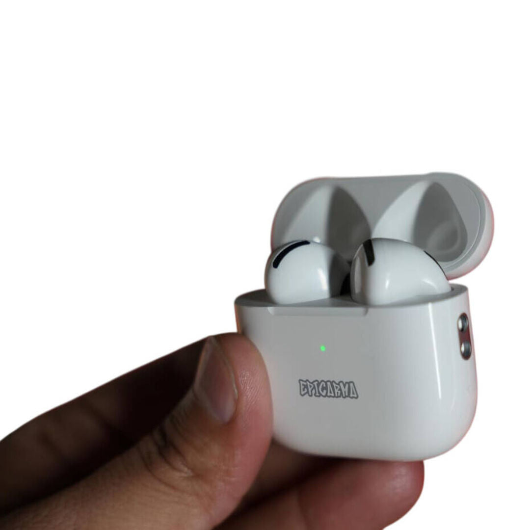 EPICARMA SONICX True Wireless Earbuds, Bluetooth Earphones, White