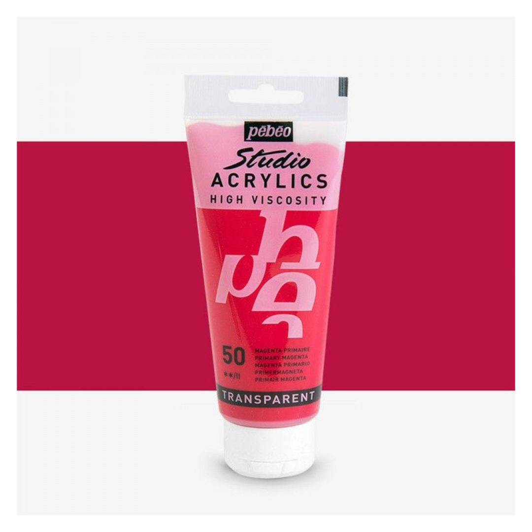 Pebeo Acrylic Paint, Transparent, 100 ml