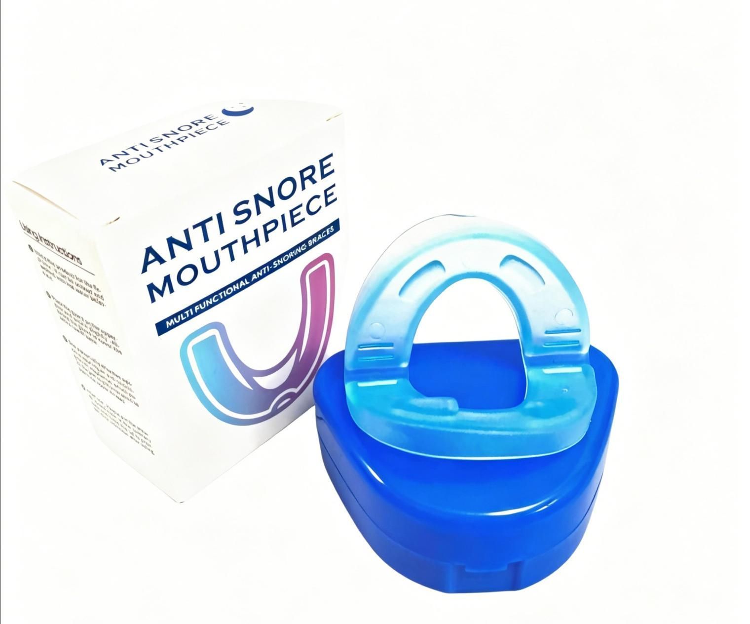 Anti-Snore Mouth Guard with Storage Case - Comfortable Sleep Aid for Reducing Snoring, Reusable Nighttime Mouthpiece