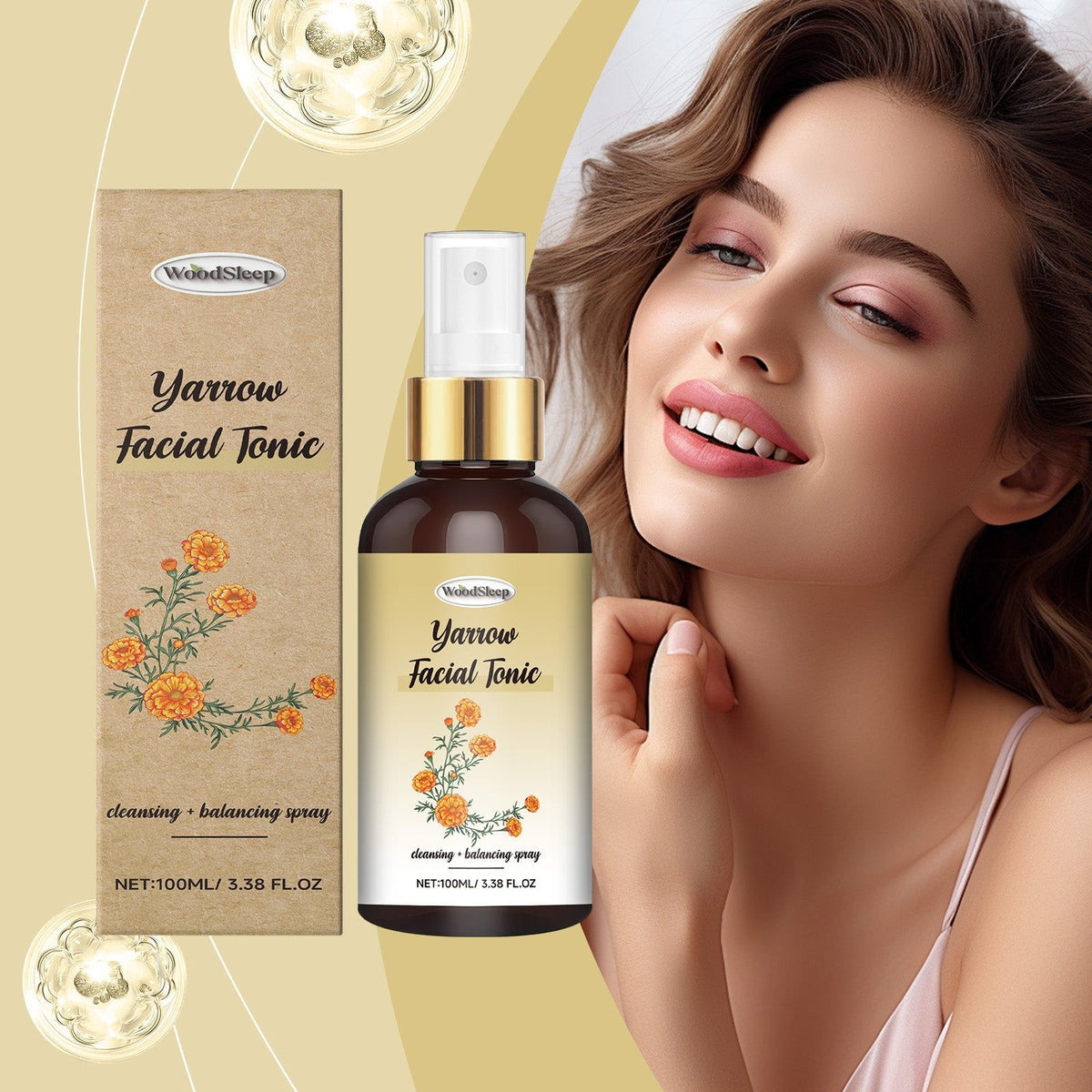 Calendula Hydrating Spray, Moisturizing, Refreshing, Skin Balance ,100ml