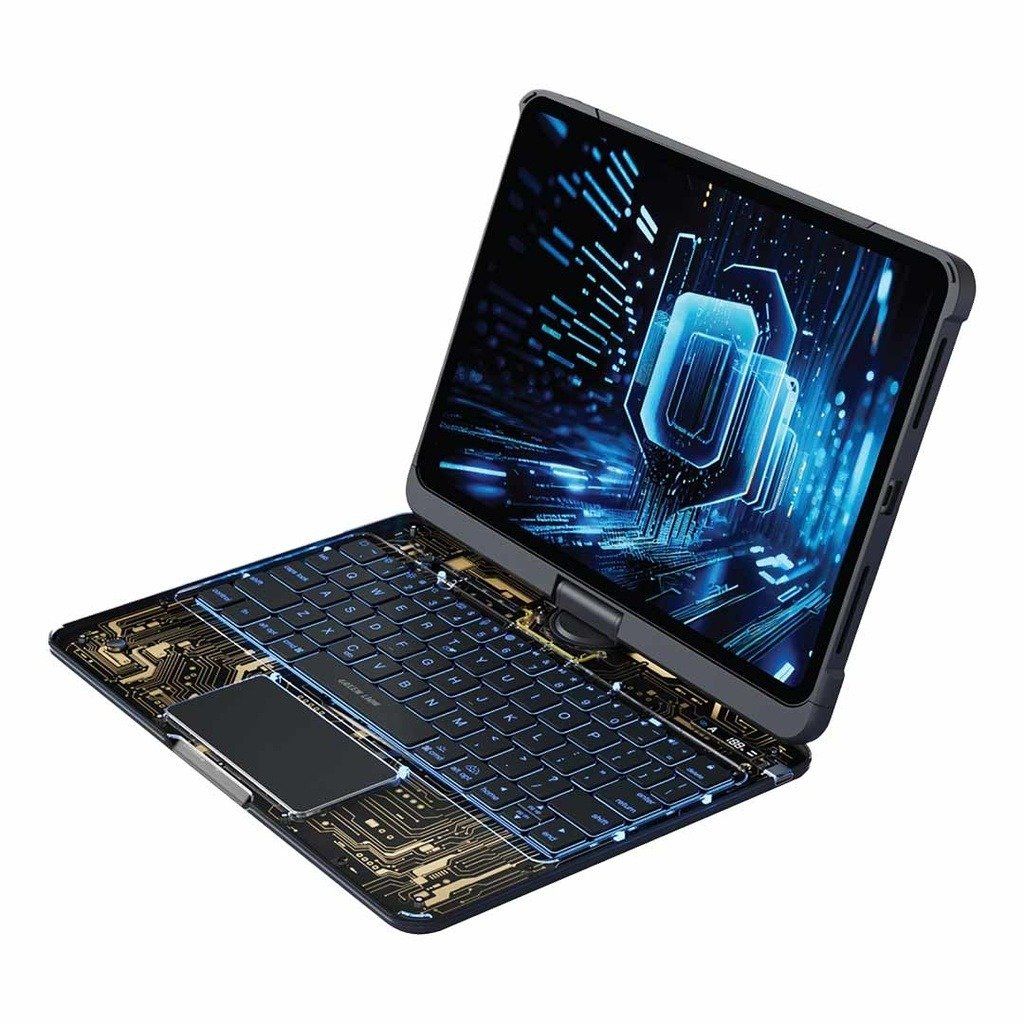 Green Lion Transparent Magic Keyboard Case iPad Pro 12.9”
