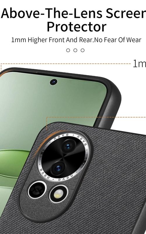 Twill Fabric Leather Phone Case For Huawei nova 13 Pro